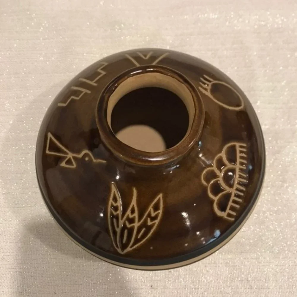 Saguaro Stoneware Vase Native Art